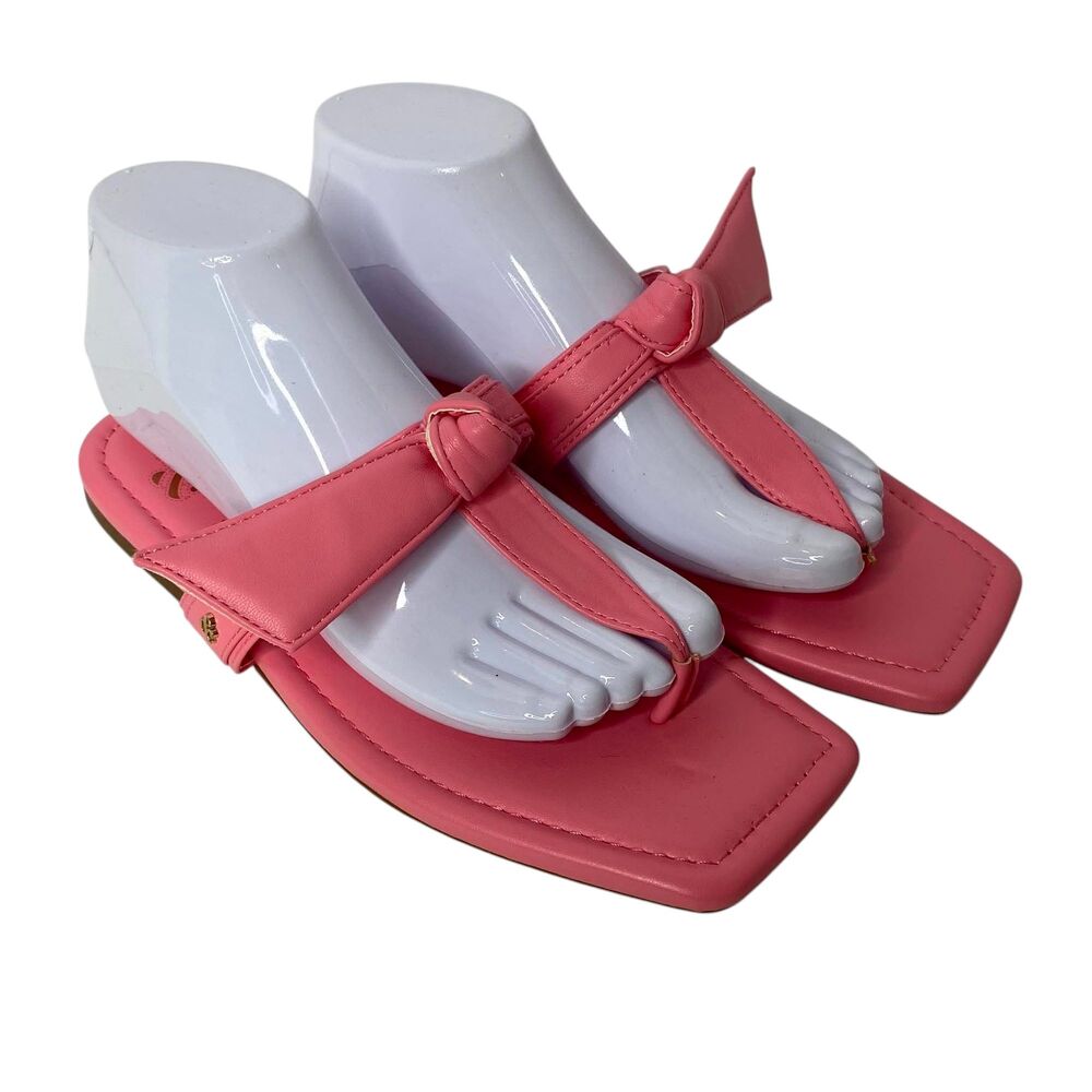 Sam & Libby Brand Pink Knot Sandals Size 8 Women's